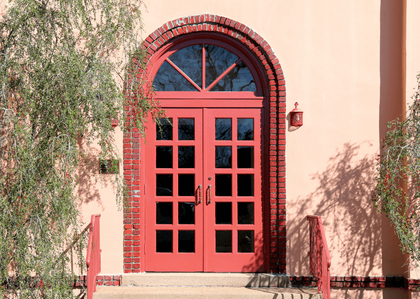 Porte cintrée