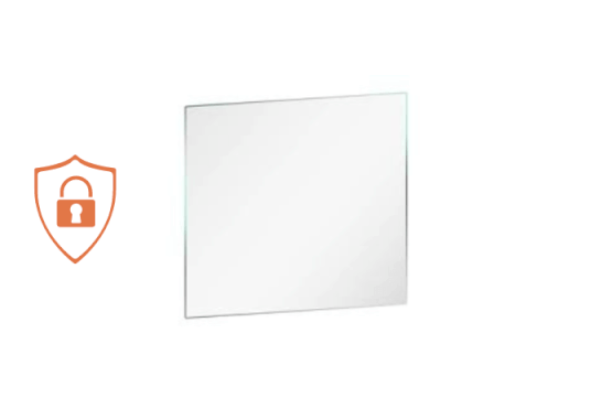 simple vitrage 6 mm Securit (trempé)